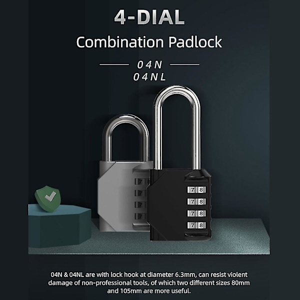 Combination padlocks 2024 for lockers