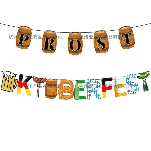 15 Oktoberfest-flagg