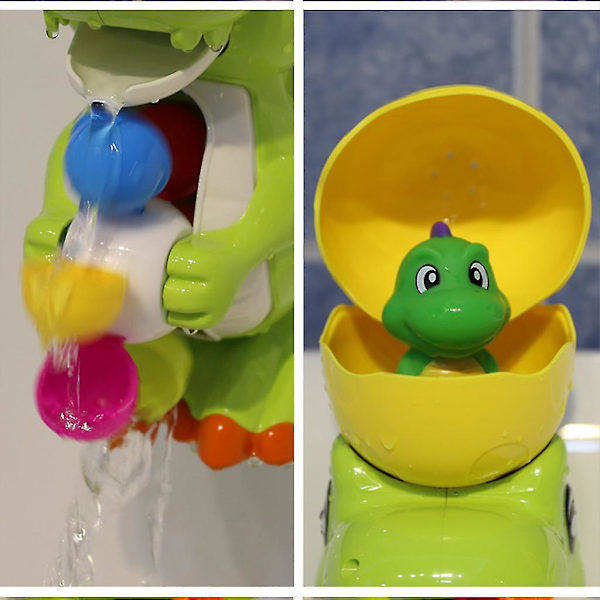 Sjovt vandsprinkler vandmølle badelegetøj Dino vand til legesæt småbørn bruser