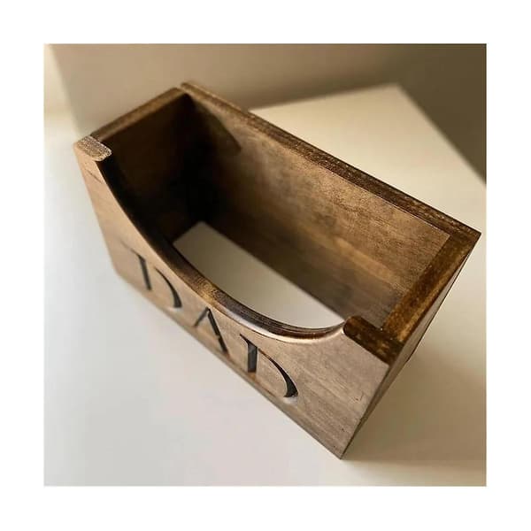 Træ Hat Holder Designet Baseball Cap Bracket Hylde Trækasse Indendørs Bord Hat Opbevaringshylde B