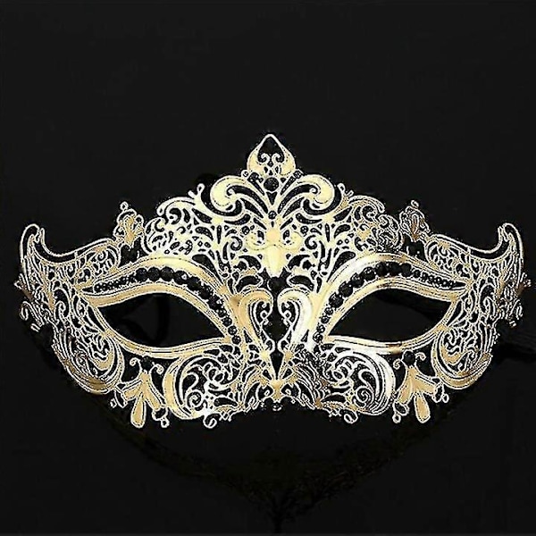 Maskerad Mask Metall Diamant Fancy Mask Party Crown Mask Damer