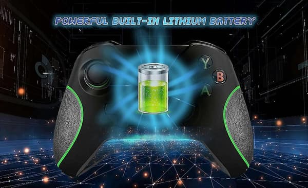 Xbox Trådløs Controller PC Spil Controller 2.4GHZ Trådløs Spil Controller Kompatibel med Xbox One/One S/One X og PC med Indbygget Dobbelt Vibration