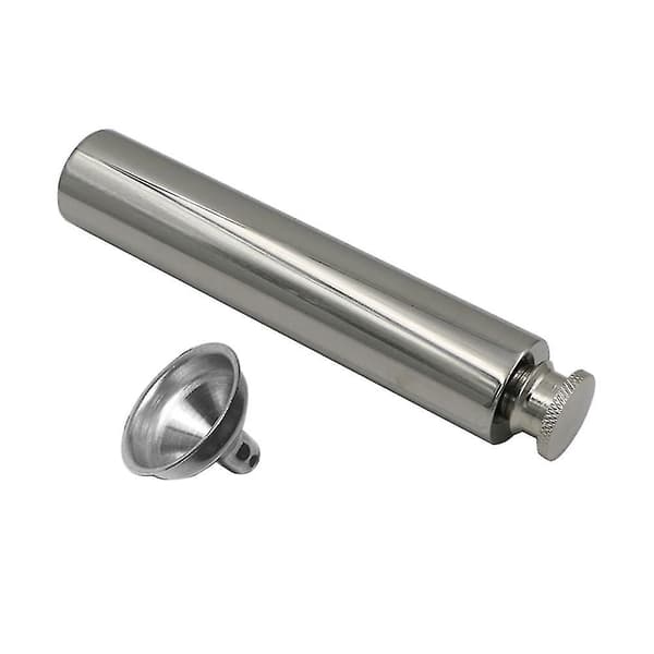 Mini Bærbar 2oz Rustfrit Stål Hip Flask Spejlpoleret Rør Husholdningsartikler