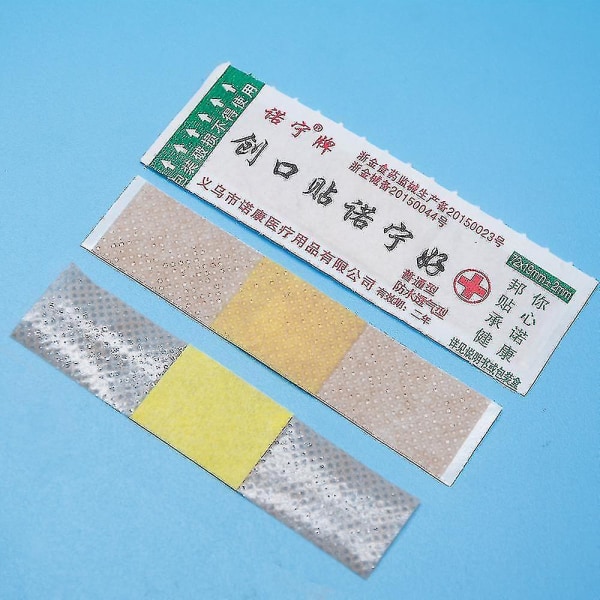 200pcs Waterproof Breathable Bandage Adhesive Wound First Aid Hemostasis Antibacterial Band Aid Household Patches 100pcs/box