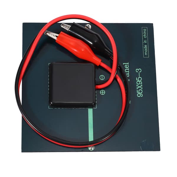 1w 5.5v Solcell Epoxy Polykristallin Solpanel+klämma För Laddning Av 3.7v Batterisystem Leksak Led