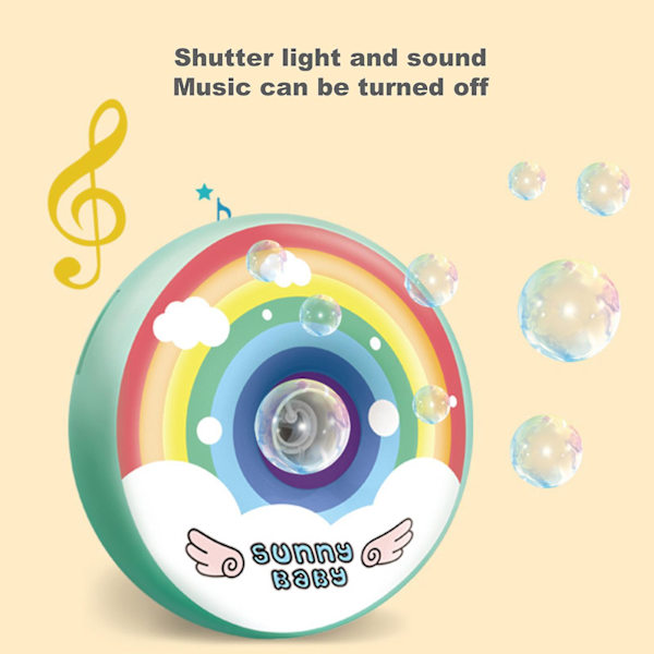 Kamera Bobleleke Donut Form Anti-Lekk ABS Dynamisk Musikk Kamera Maskin Leke for Barn Pink