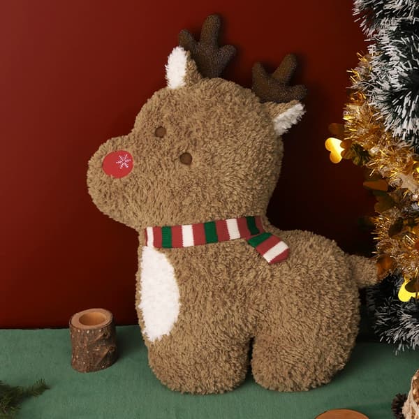 Julepyntputer, sofaputer til stuen, hodegjerdeputer til soverommet, julegaver, 42-48CM Deer