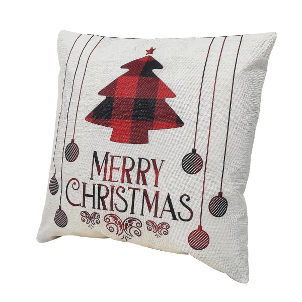 1kpl koristeellinen tyynyliina Creative Christmas tyynynpäällinen tyynynsuoja