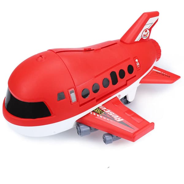 Flygplan Leksaker Set Flygplan Leksak Fordon Lekset Pedagogisk Fordon Flygplan Set Red