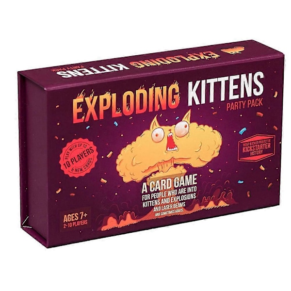 Exploding Kittens Party Pack av Exploding Kittens - Kortspel för Vuxna, Tonåringar & Barn - Roliga Familjespel