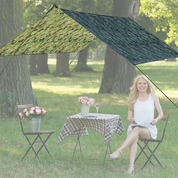 3*3m Tourist Awning Canopy Tarp Tent Shade Ultralight Garden Canopy Sunshade Outdoor Sun Shelter