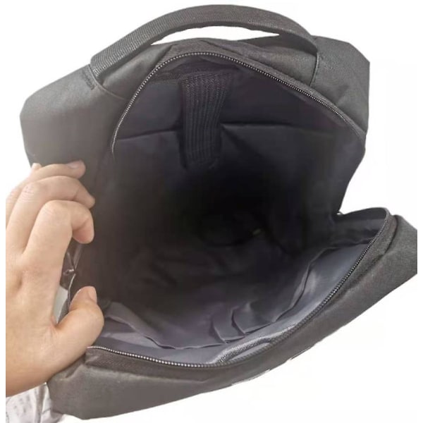Ryggsäck Canvas Bärväska För Ps5 gray