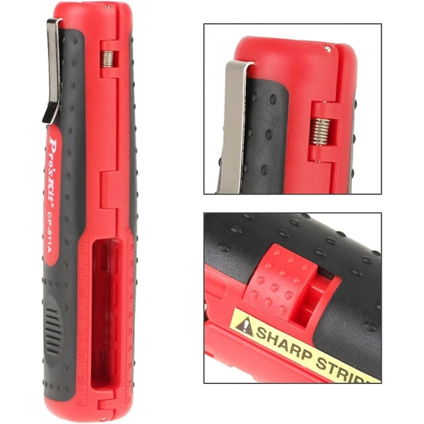 All-in-one Universal Cable Stripper Disassembly Tool For 10-20 Awg 8-13 Mm Rg59 And Rg6 Coaxial Cable