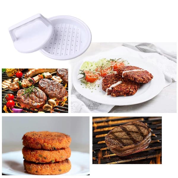 2-pack plast hamburger multifunktionell köttpress hamburgerpress köksredskap