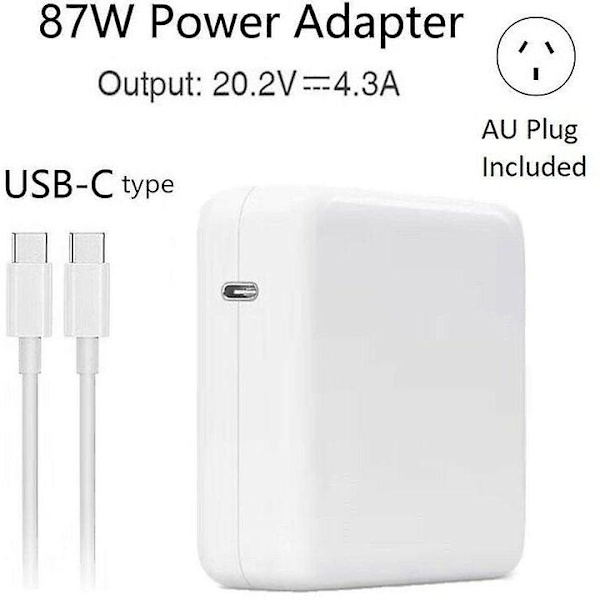 30W 61W 87W USB-C Virtalähde Laturi Type-C Macbook Pro Air Kannettava Tietokone Mac 87w