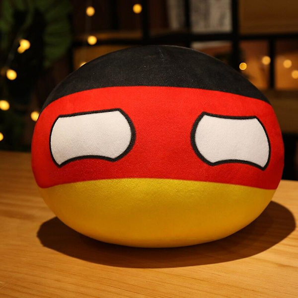 Landboll Leksak Plysch Hänge Polenboll Docka Landboll Sovjetunionen USA FRANKRIKE RYSSLAND STORBRITANNIEN JAPAN TYSKLAND ITALIEN Dekor10/30/40cm   Fingerfärdighetsspel about 30cm GERMANY