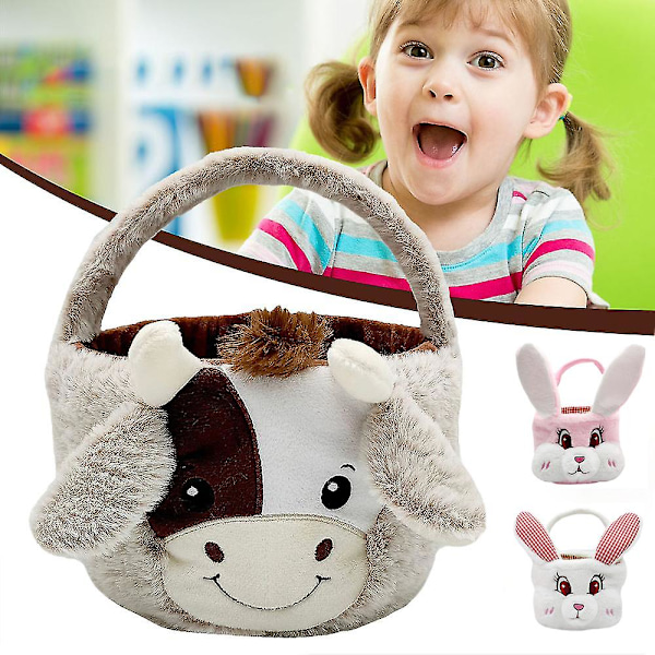 Plush Ko Easterkorg Plush Ko Easterkorg Plyschdocka White rabbit