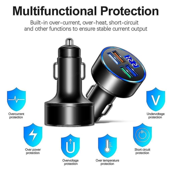 Car charger 4 usb deals