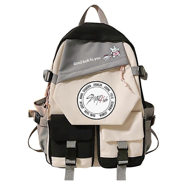 Stray Kids Ryggsäck Mode Koreansk Stil Felix Skolväska för Pojkar Flickor Mochila Studenter Rucksuck 5