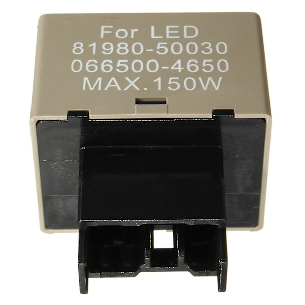 8-nastainen LED-vilkkurele, vilkkumisen korjaus, suuntavilkkuvalo 81980 Toyotalle ja Lexukselle
