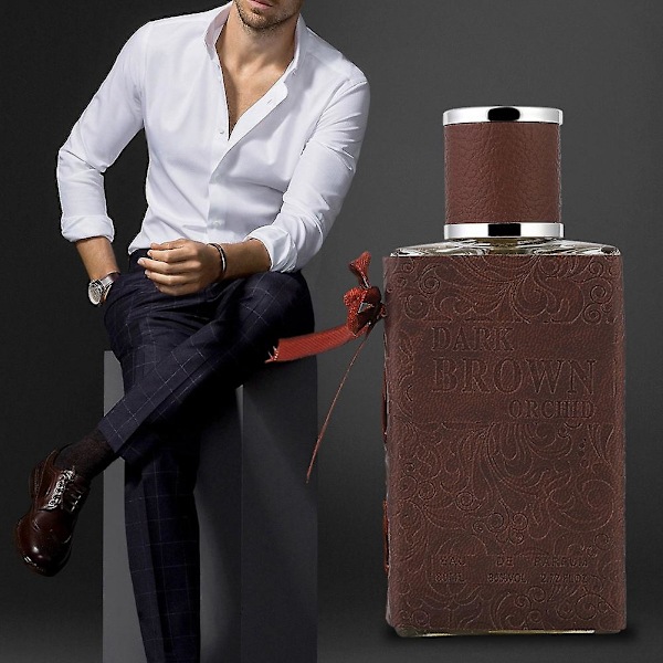 YT1760 Brun - Långvarig fransk cologne för män, 80 ml, idealisk födelsedagspresent