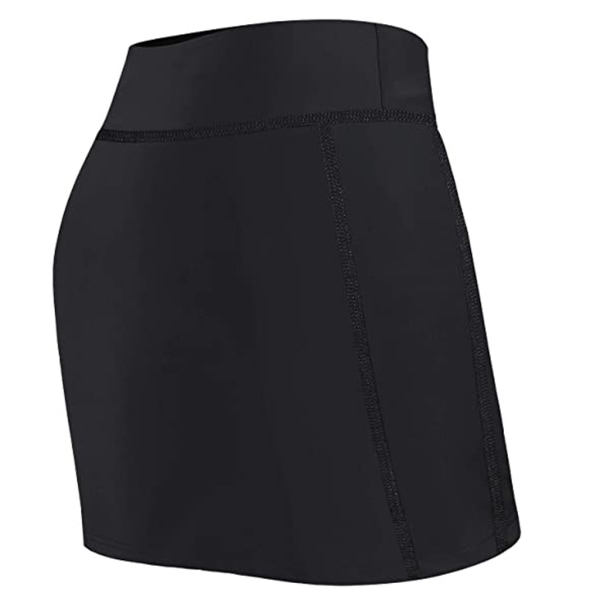Naisten juoksushortsit vuorilla 2 in 1 -urheilushortsit taskuilla Activewear, musta-S Black S