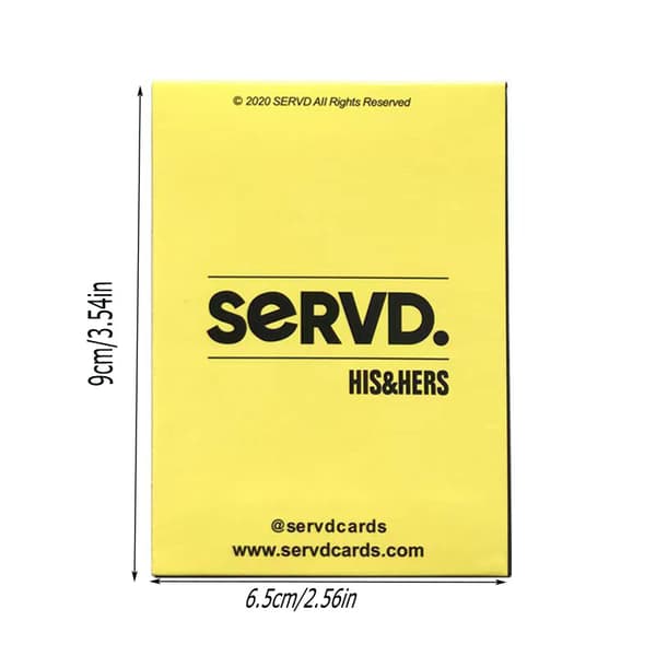 SERVD - Par - Morsomt og realistisk kortspill for par