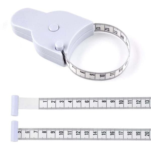 Måttband, för kroppen, 150 cm, vit