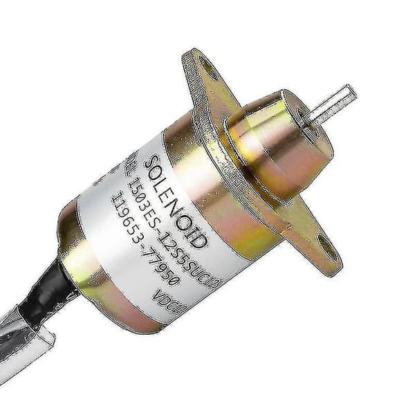 Bränsleavstängningssolenoid för 12v Yanmar-motor Takeuchi 1503es-12s5suc5s-subaoe