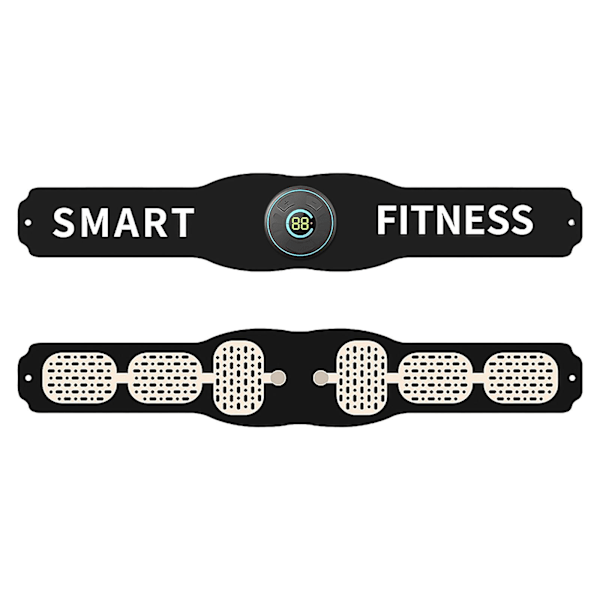 Bälte för träning av magmuskler, fitnessapparat, magmaskin, bälte för magmuskeltoning, bärbar magmuskelstimulator, myoplasticitet, 10 träningsmönster