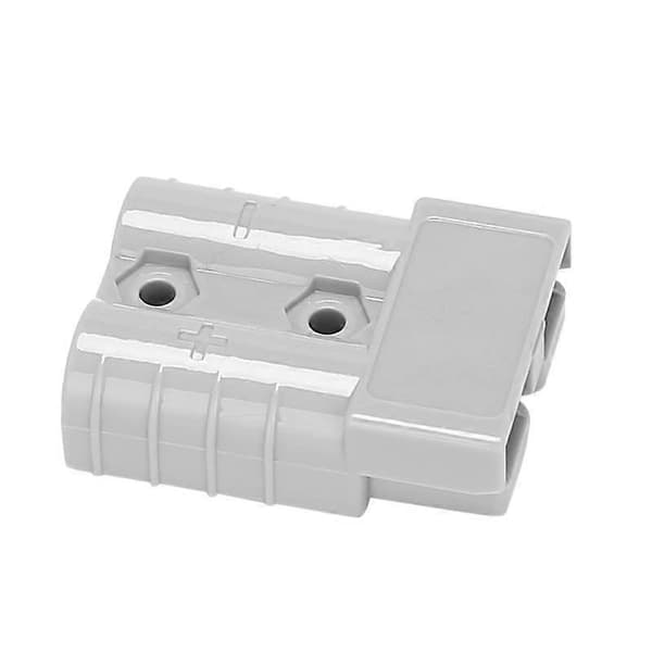 4X for Anderson Style Plug-kontakter 50A 600V 6-12AWG AC/DC Strømverktøy for 6AWG Plated Solid Terminaler Plugger Grå
