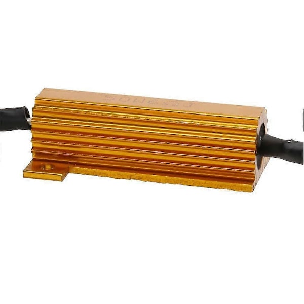 50W H8 H11 LED Dimljus Lastmotstånd Flicker Decoders Canceler Bypass Kabelhärva