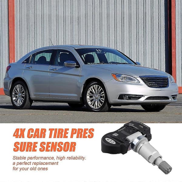 4 stk. Bil TPMS Dæktrykssensor Dæktryk Detektor 56029527AA Til 300 Sebring Charger