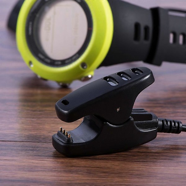 1m USB-latauskaapeli dataklipsilla Suunto 5/Suunto 3 Fitness/Spartan Trainer/Ambit 123/Traverse/Kailash -kellolle