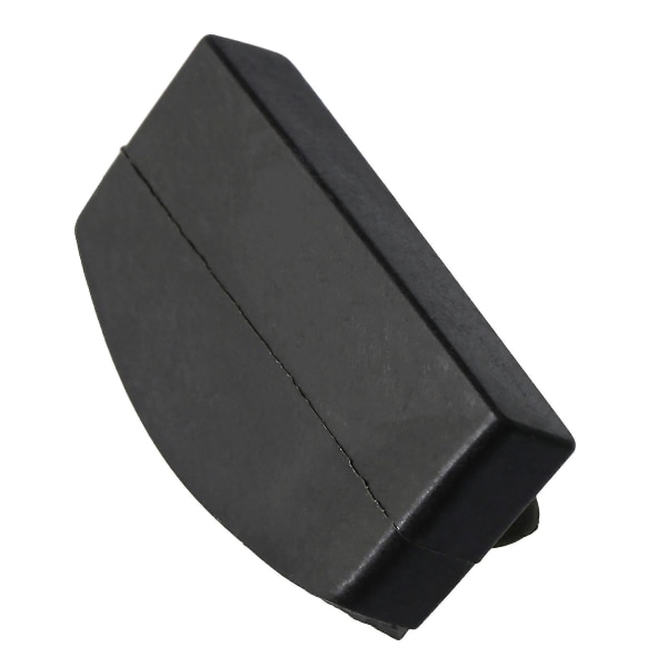 50 stk. Sengelameller Plast End Caps Holdere 55mm Sort -