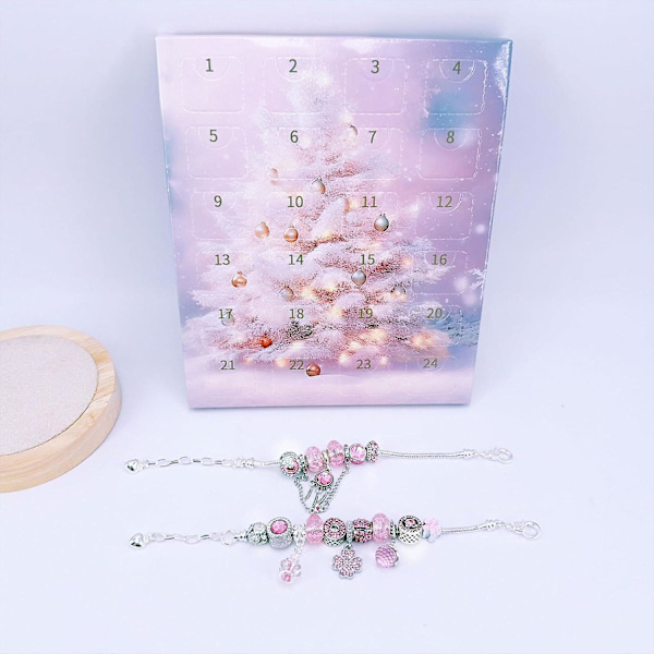Charm Armband Adventkalender för Flickor - DIY Julnedräkningskit