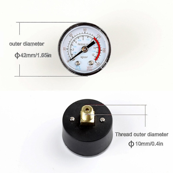 Luftkompressor Tryckströmbrytare Kontroll för Ventil 90-120psi Tryckregulator-YNP