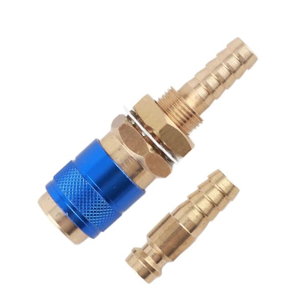 Högkvalitativ 8mm TIG-brännarslangadapter snabbkopplingsset för MIG T...