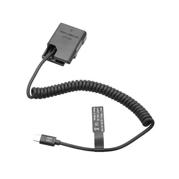 EL14 Dummy Coupler Batteri Type-C Fjederkabel til Nikon D3100 D3500 D5100 D5200 D5300 D5600 P7000 P7100 P7700 P7800