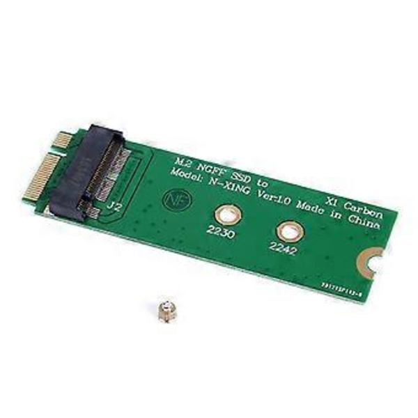 20+6 Pin SSD til NGFF M.2 SSD Konverteringskort Datamaskinadapter for X1 for jevn datamaskinforbindelse