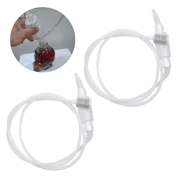 2-osainen setti 2M Siphon-putki Muovi Viinisiphon Suodatinsetti Siphon-putki Letku Suodatin Viinille Oluelle Aloitussetti Viininvalmistukseen