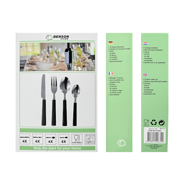 Bestickset 16 delar