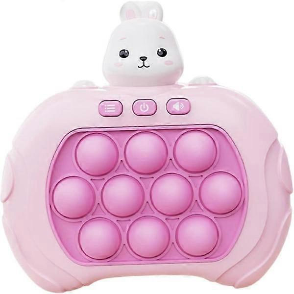 Pop It Spel - Pop It Pro Ljusspel Snabb Tryck Fidget Spel Rosa Rosa Kanin Rosa