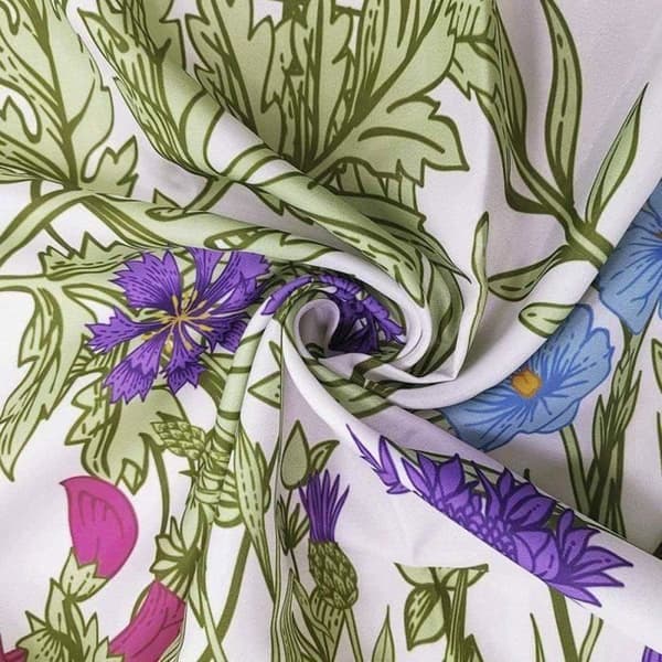 Bruseforhæng - PZCC - Blomster - Vandtæt - 100% polyester - Vaskbar 3D