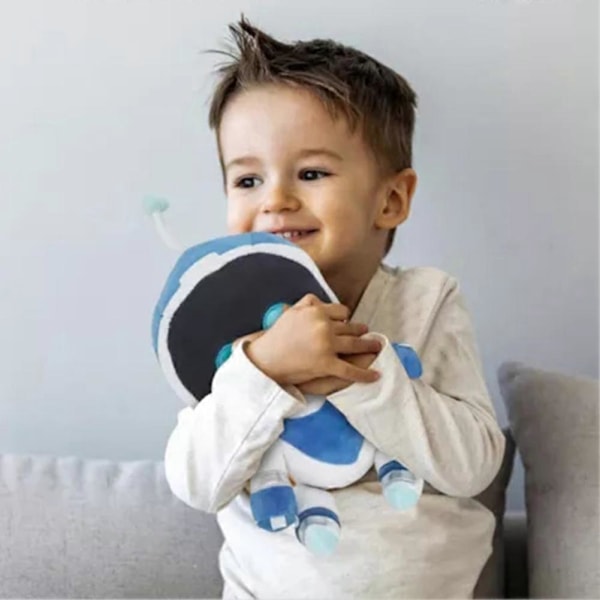 Astro Bot Plyschleksak - Mjuk Fylld Dock Cuddly Comfort Leksaker för Barn, Perfekt Födelsedagspresent för Barn Pojkar Flickor