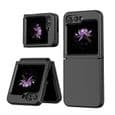 Telefoncover - Samsung Z Flip 6 - Fuld dækning - Sort - YYV Hard Case
