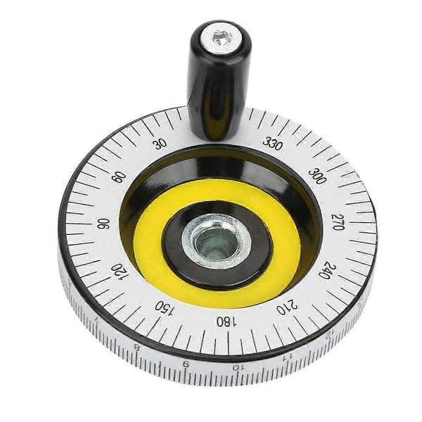 1 stk. 80 mm solid bakelitt håndhjul skala håndhjul maskintilbehør