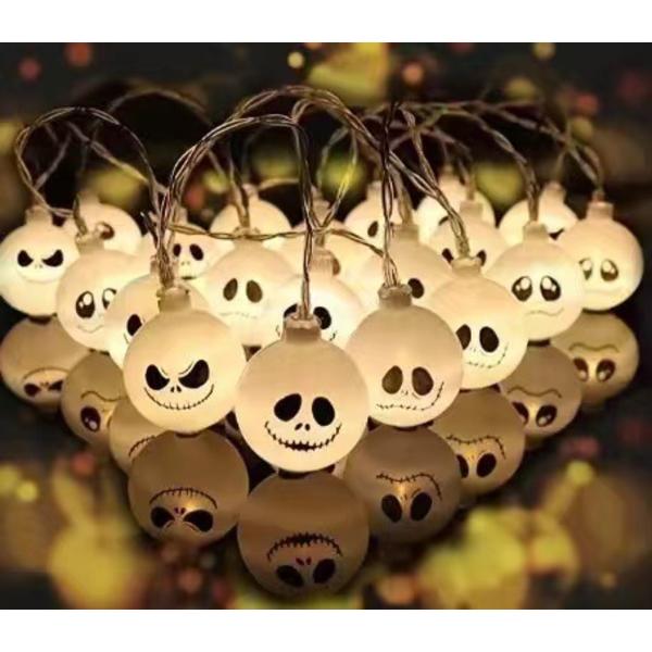 Halloween-lepakkovalot, kurpitsalepakko-koristevalot, 20 LED-halloween-koristevaloa, halloween-valoköynnökset