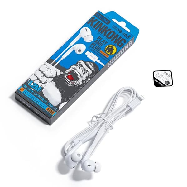 In-Ear Headset med Lightning-stik - Hvid