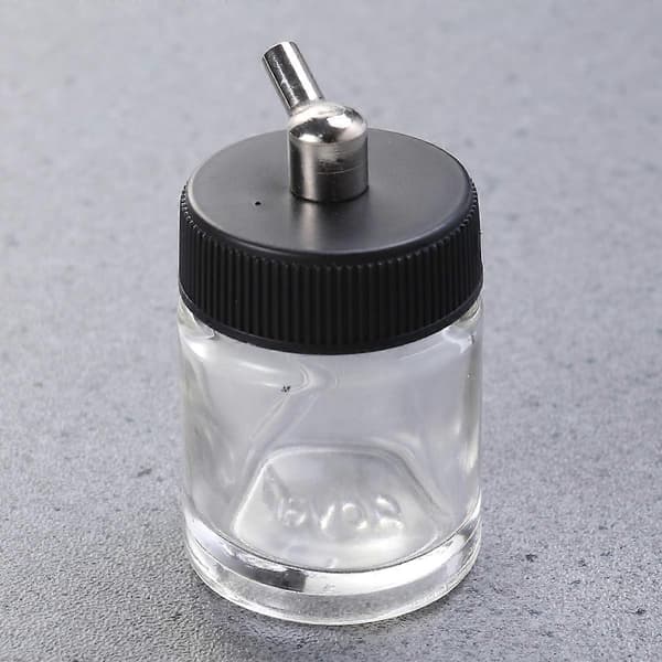 22cc Airbrush Flaskor Glas för Färgsprutning 2st Transparent Behållare